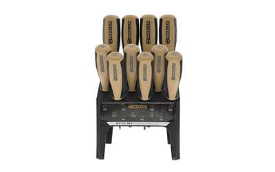 Wheeler 10 Piece Metric Hex Bench Driver Set Black