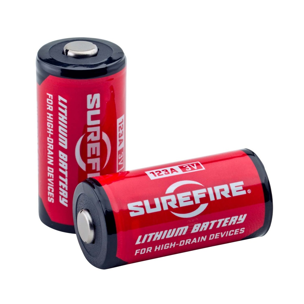 Surefire Shrink-Wrapped 123A Lithium Batteries 65 Pairs