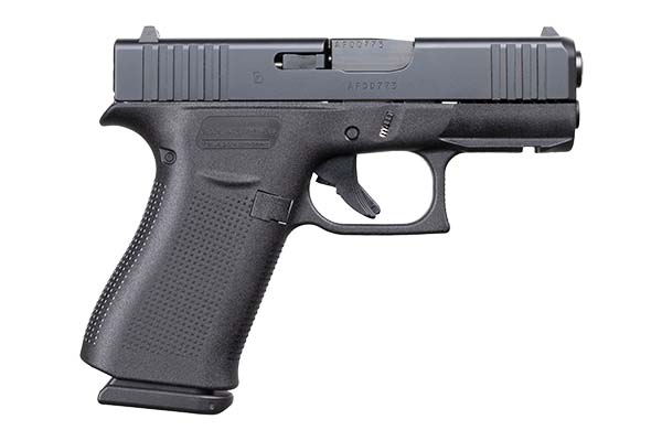 Glock 43x 9MM 3.41" 10Rds 2 Mags Front Rail Black