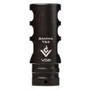 Aero Precision VG6 Gamma Muzzle Brake, 308 Winchester/7.62MM, 5/8X24, Nitride Finish, Black