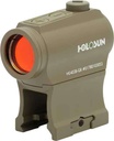 Holosun Technologies 403B, Micro Green Reflex Dot Sight, 2 MOA Green Dot, FDE