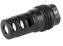 Rugged Suppressors 3 Port Muzzle Brake, 1/2X28, Compatible With Radiant762, Surge 7.62, Razor 7.62, and Micro30