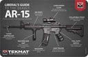 TekMat Gun Cleaning Mat Liberal's Guide to the AR-15 11" x 17" Black