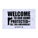 TekMat Door Mat 2nd Amendment 25" x 42" White