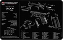 TekMat Armorer's Bench Mat for Glock Gen 4 11"x17" Black