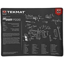 TekMat Ultra Premium Cleaning Mat Sig P226 Parts Diagram 15" x 20" Black