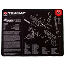 TekMat Ultra Premium Cleaning Mat Sig P320 Parts Diagram 15" x 20" Black