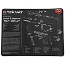 TekMat Ultra Premium Cleaning Mat S&W M&P Shield Parts 15"x20" Black