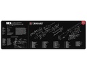 TekMat Original Cleaning Mat SKS Parts Diagram 12"x36" Black