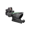 Trijicon ACOG w/ RMR Type2 4x32mm Dual Illum Green Crosshair 223 Ballistic Black 