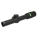 Trijicon AccuPoint 1-4x24mm 30mm German #4 Crosshair/Green Dot Black