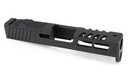 Zaffiri Precision ZPS.2, Optics Ready Stripped Slide, RMSc Footprint, For Glock 43, Black