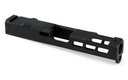 Zaffiri Precision ZPS.P, Optics Ready Stripped Slide, RMR Footprint, For Glock 19 Gen 3, Black