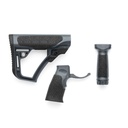 Daniel Defense Buttstock/Pistol Grip/Vertical Foregrip Combo Tornado Grey