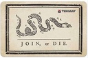 TekMat Original Cleaning Mat Join or Die Snake 11" x 17" Gray