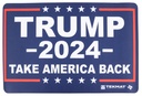 TekMat Cleaning Mat Trump 2024 Take America Back 11"x17" Red/White/Blue