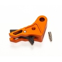 Killer Innovations Velocity Glock 17,19,19X,45 GEN 5 9MM Trigger Shoe, Orange with Black Safety