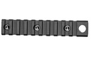 Arisaka Defense Picatinny Rail Slider M-LOK 3-Slot w/ QD Mount Black