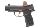 Sig Sauer P365XL Rose Comp, 9MM, 3" Barrel, 12 Rounds, ROMEOZero Elite, Black